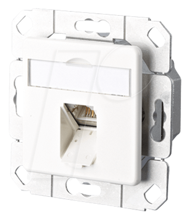 METZ CONNECT E-DAT C6A 1 porta UPk bianco puro