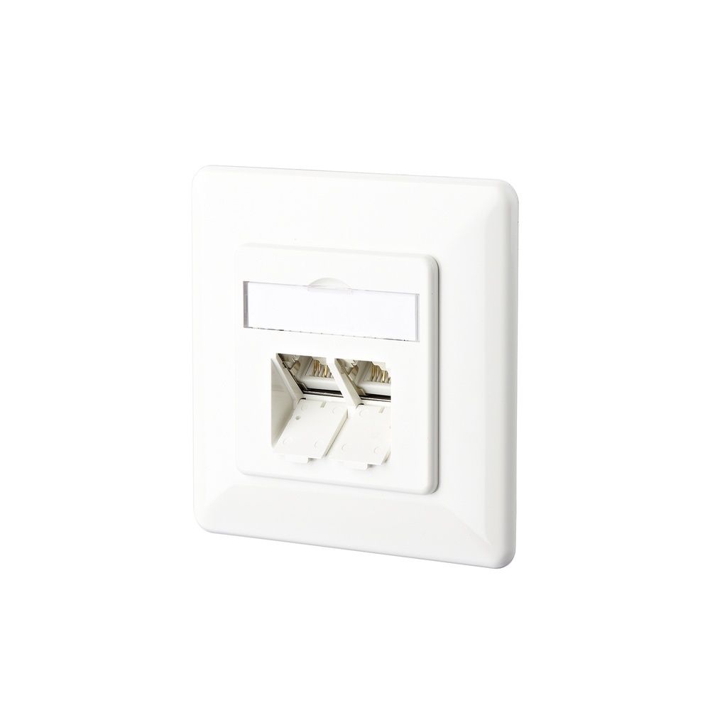 METZ CONNECT E-DAT C6A 1 porta UP bianco puro