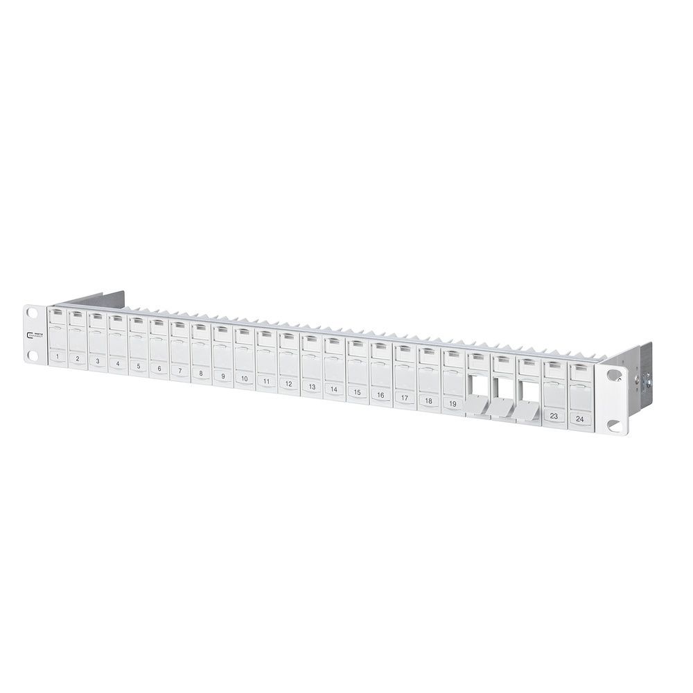 Modulo METZ CONNECT Modulo rack da 19 pollici 1U 24 porte nero non attrezzato