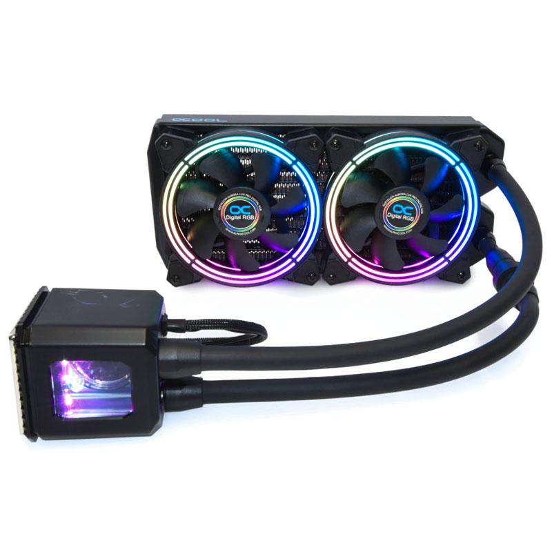 KIT WATERCOOLING AIO ALPHACOOL EISBAER AURORA 240 CPU (NOIR)