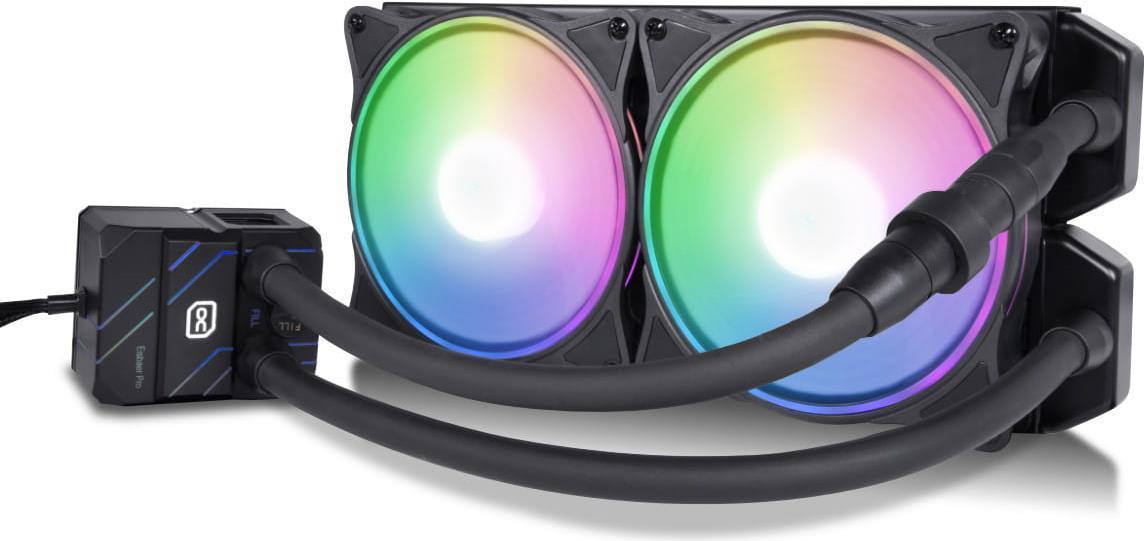 KIT WATERCOOLING AIO ALPHACOOL EISBAER PRO AURORA RGB - 280MM (NOIR)