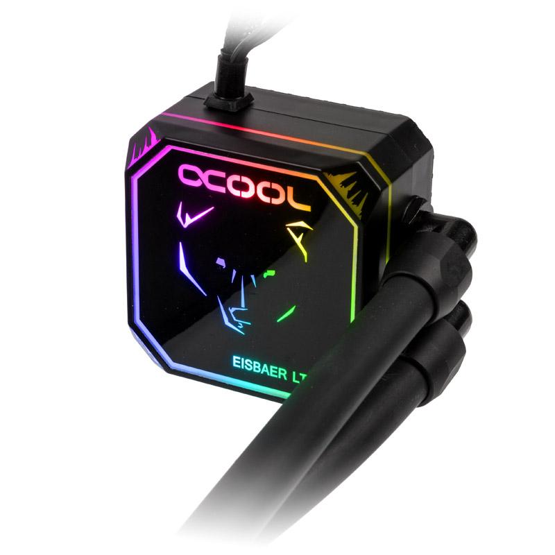 KIT WATERCOOLING AIO ALPHACOOL EISBAER LT AURORA HPE RGB - 360MM (NOIR)