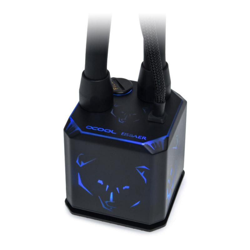 KIT WATERCOOLING AIO ALPHACOOL EISBAER AURORA HPE RGB - 360MM (NOIR)