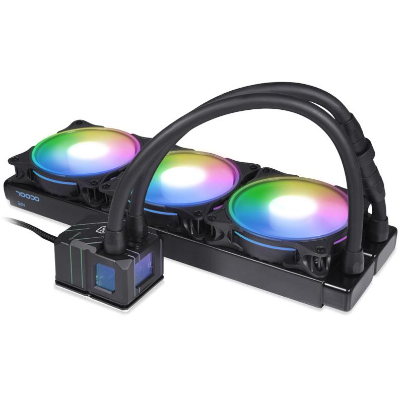 KIT WATERCOOLING AIO ALPHACOOL EISBAER PRO AURORA HPE RGB - 360MM (NOIR)