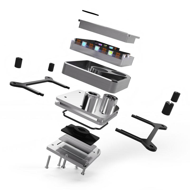 WATERBLOCK CPU ALPHACOOL CORE 1 (ARGENT)