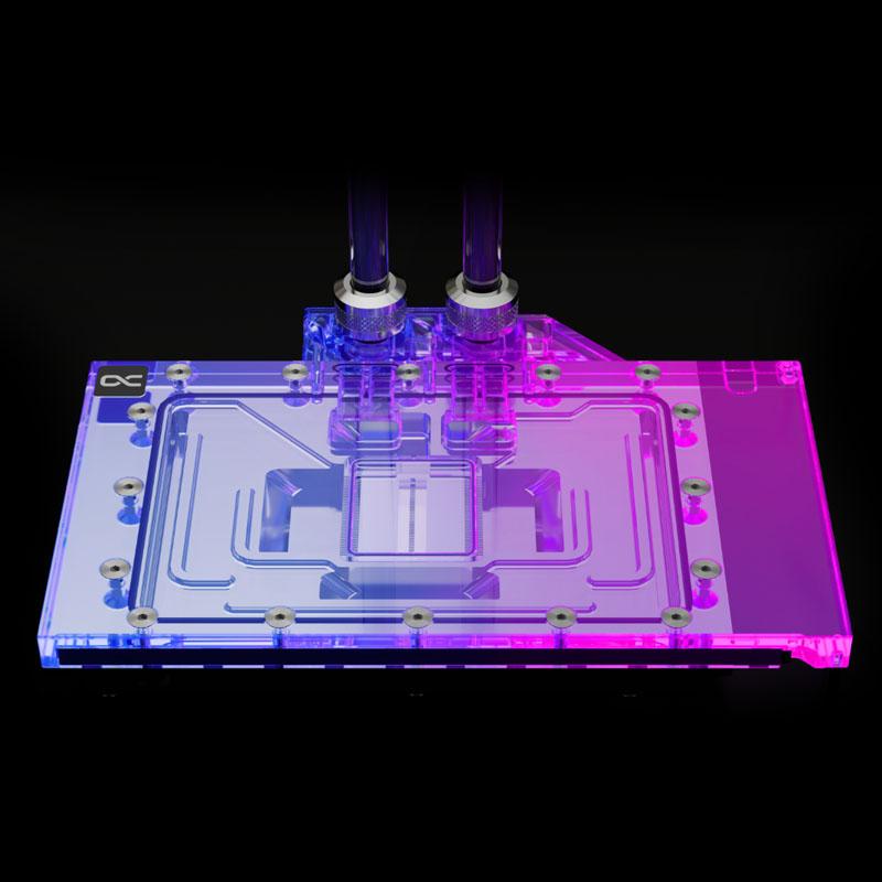 Alphacool Eisblock Aurora Acryl GPX-N RTX 4090 Palit Gamerock / Phantom Water Block with Backplate