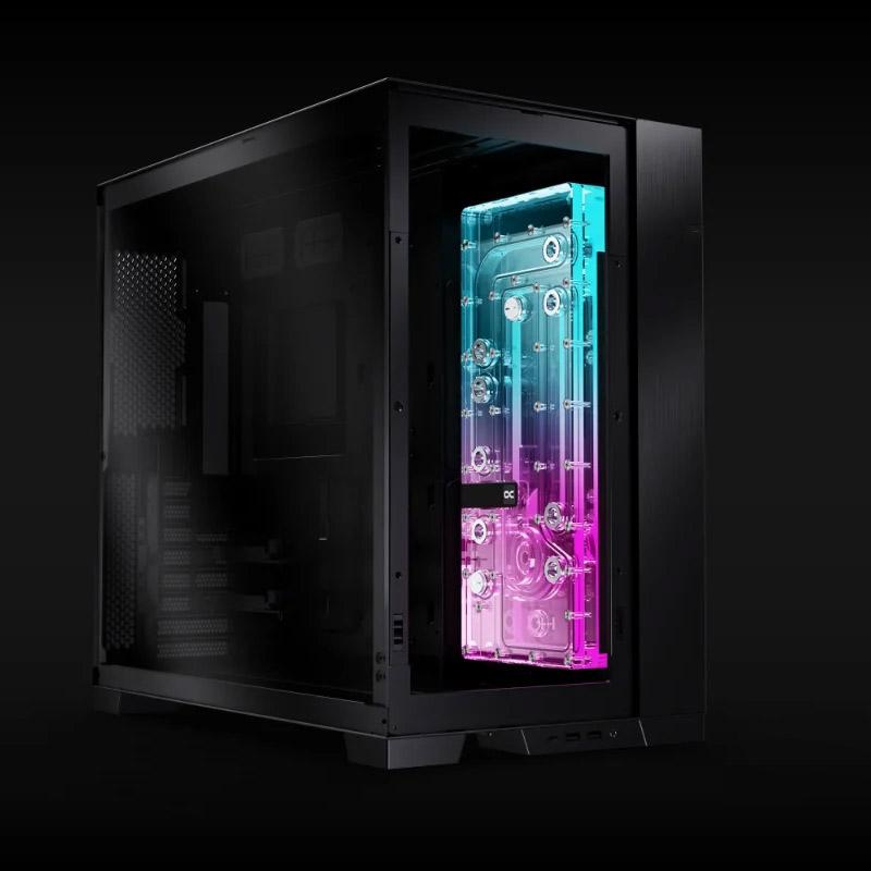 POMPE WATERCOOLING AVEC RSERVOIR ALPHACOOL CORE DISTRO PLATE O11 DYNAMIC EVO/XL (NOIR/TRANSPARENT)