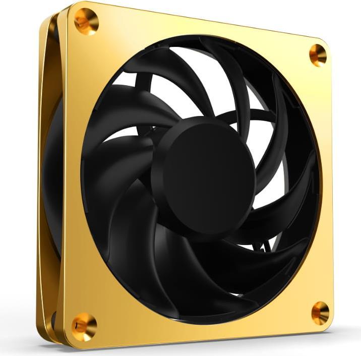 Alphacool 13854. Tipo: modulo della ventola, materiale: plastica, colore del prodotto: nero, oro. Peso: 320 g. Quantità per co