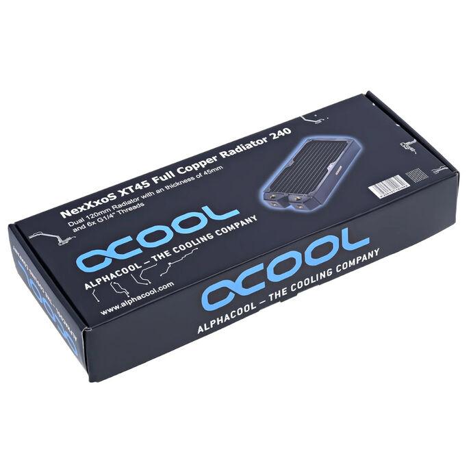 RADIATEUR POUR WATERCOOLING ALPHACOOL NEXXXOS XT45 - 240MM (NOIR)