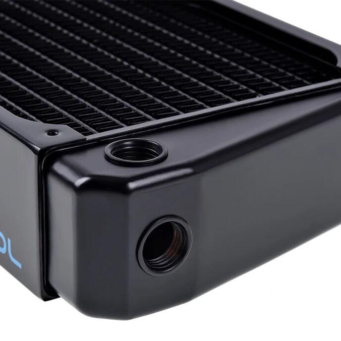 ALPHACOOL NEXXXOS XT45 - Blocco radiatore - Brass - Cooper - Acciaio - Black - 1/4 " - 1,5 bar - 12 cm (14234)