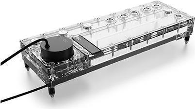 POMPE WATERCOOLING AVEC RÃƒâ€°SERVOIR ALPHACOOL CORE DISTRO PLATE 360MM VPP APEX (NOIR/TRANSPARENT)
