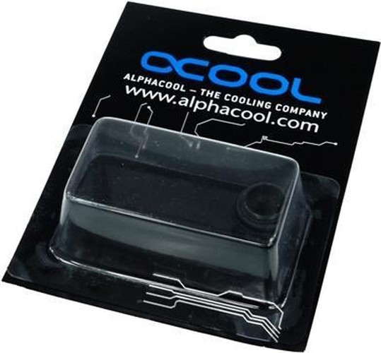 Alphacool double nipple G1/4 outer thread to G1/4 KÃ¸lervÃ¦ske system tilslutnings adapter 1-pack Sort