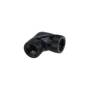Connettore a L Alphacool HF - adattatore di collegamento del sistema di raffreddamento a liquido - Deep Black