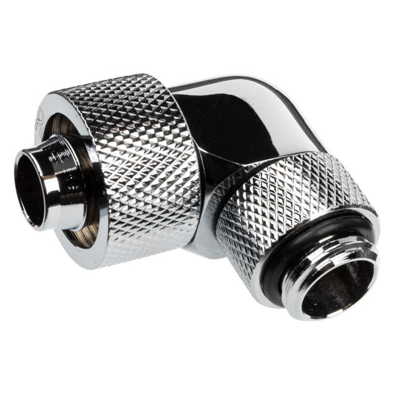 RACCORD ROTATIF COUDÃƒâ€° Ãƒâ‚¬ COMPRESSION POUR TUBE ÃƒËœ16MM - G1/4 ALPHACOOL EISZAPFEN (ARGENT)