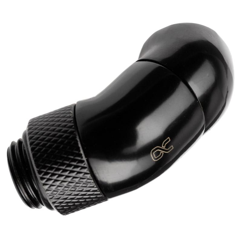 RACCORD ROTATIF DOUBLE 45Ã‚Â° POUR G1/4 ALPHACOOL EISZAPFEN ANGLED ADAPTOR DOUBLE-45Ã‚Â° ROTATABLE (NOIR)
