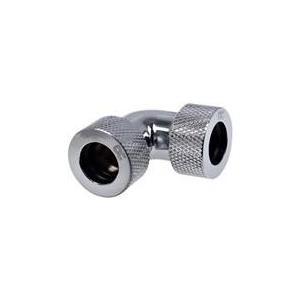 Alphacool HT Flydende kÃ¸lesystems kompresseion vinklet fitting 1-pack SÃ¸lv