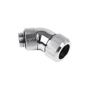 RACCORD 45 COMPRESSION POUR TUBE 13MM - G1/4 ALPHACOOL EISZAPFEN (ARGENT)