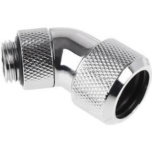 RACCORD 45 COMPRESSION POUR TUBE 16MM - G1/4 ALPHACOOL EISZAPFEN (ARGENT)