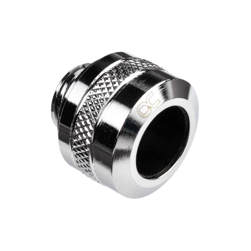 LOT DE 6 RACCORDS Ãƒâ‚¬ COMPRESSION POUR TUBE ÃƒËœ13MM ALPHACOOL EISZAPFEN PRO (ARGENT)