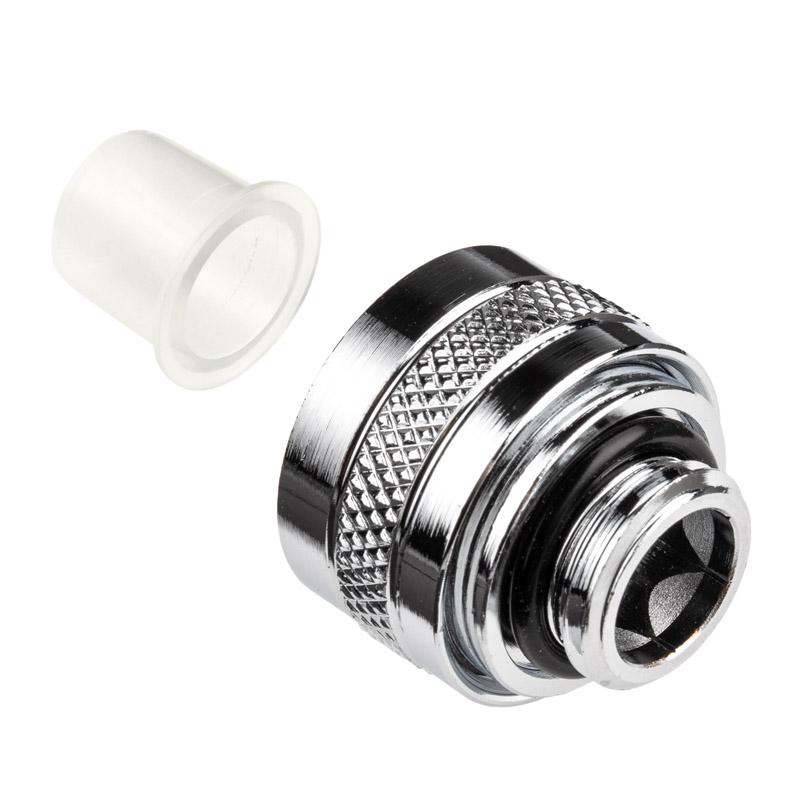 LOT DE 6 RACCORDS Ãƒâ‚¬ COMPRESSION POUR TUBE ÃƒËœ13MM ALPHACOOL EISZAPFEN PRO (ARGENT)