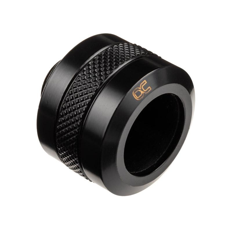 LOT DE 6 RACCORDS Ãƒâ‚¬ COMPRESSION POUR TUBE ÃƒËœ16MM ALPHACOOL EISZAPFEN PRO (NOIR)