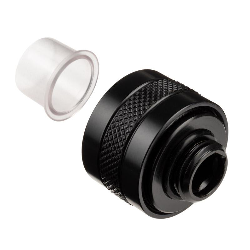 LOT DE 6 RACCORDS Ãƒâ‚¬ COMPRESSION POUR TUBE ÃƒËœ16MM ALPHACOOL EISZAPFEN PRO (NOIR)