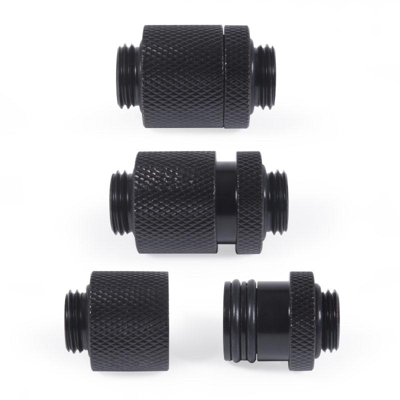 Alphacool ES D-Plug 20mm G1/4 AG a G1/4 AG - Nero profondo (17579)