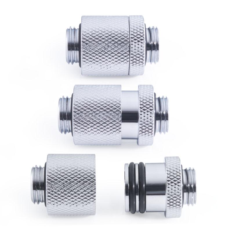 Alphacool ES D-Plug 20mm G1/4 AG a G1/4 AG - Cromo (17585)