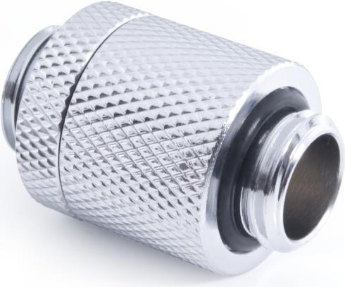 Alphacool ES D-Plug 20mm G1/4 AG a G1/4 AG - Cromo (17585)