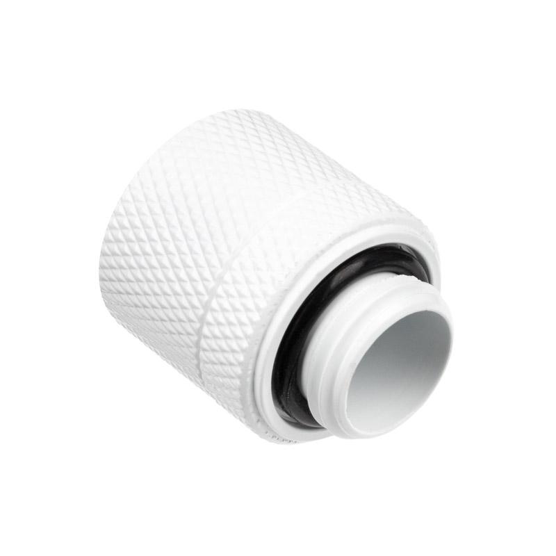 LOT DE 6 RACCORDS COMPRESSION POUR TUBE 10/13MM - G1/4 ALPHACOOL EISZAPFEN (BLANC)