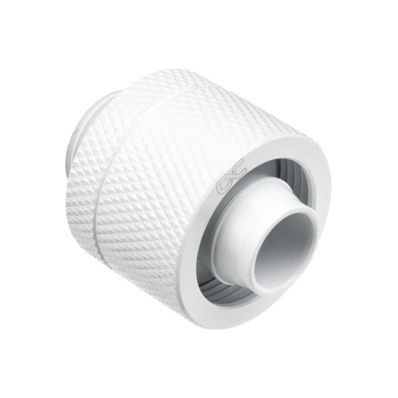LOT DE 6 RACCORDS Ãƒâ‚¬ COMPRESSION POUR TUBE ÃƒËœ10/16MM - G1/4 ALPHACOOL EISZAPFEN (BLANC)