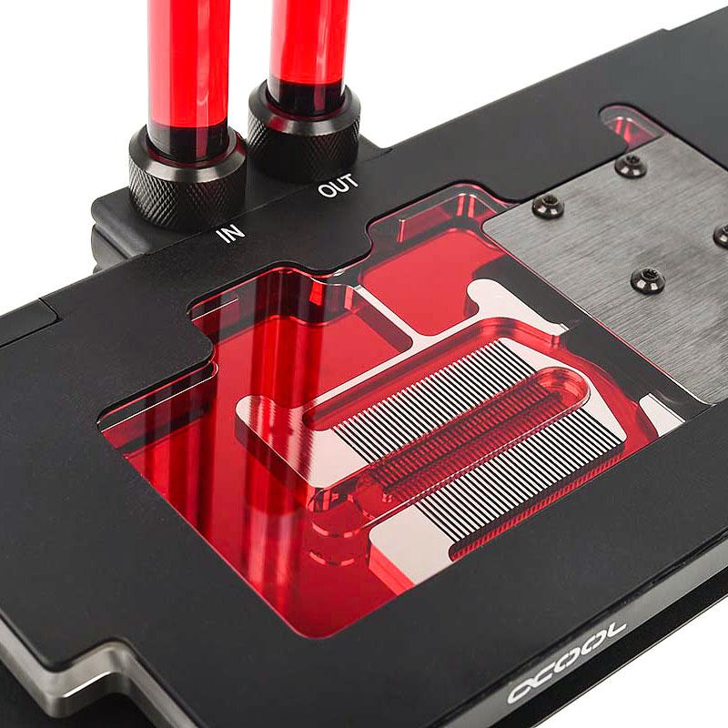 LIQUIDE POUR WATERCOOLING ALPHACOOL EISWASSER CRYSTAL 1L (TRANSPARENT ROUGE)