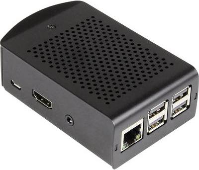 RASPBERRYCASE PI 3B/3BALUBLACK - VESA 75 HALTERUNG