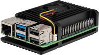 Bloccare la custodia dell'armatura Joy-it alloggiamento SBC attivo adatto per i kit di sviluppo Raspberry Pi (RB-ALUCASEP5-07fa
