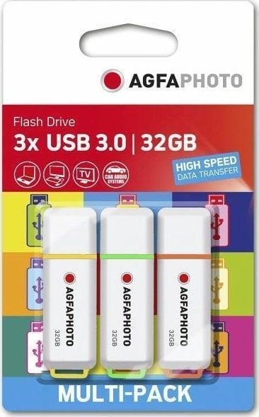 AgfaPhoto USB 3.2 Gen 1 32 GB Mix colori MP3 (10555)