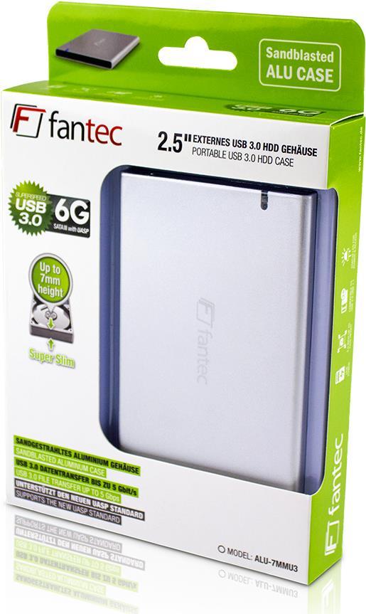 FANTEC ALUMINUM 7MMU3 -...