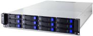 FANTEC SRC -2612x07 - Assemblaggio di rack - 2U - SSI EEB - SATA/SAS - HOT -SWAP - Senza alimentazione - nero, argento - USB