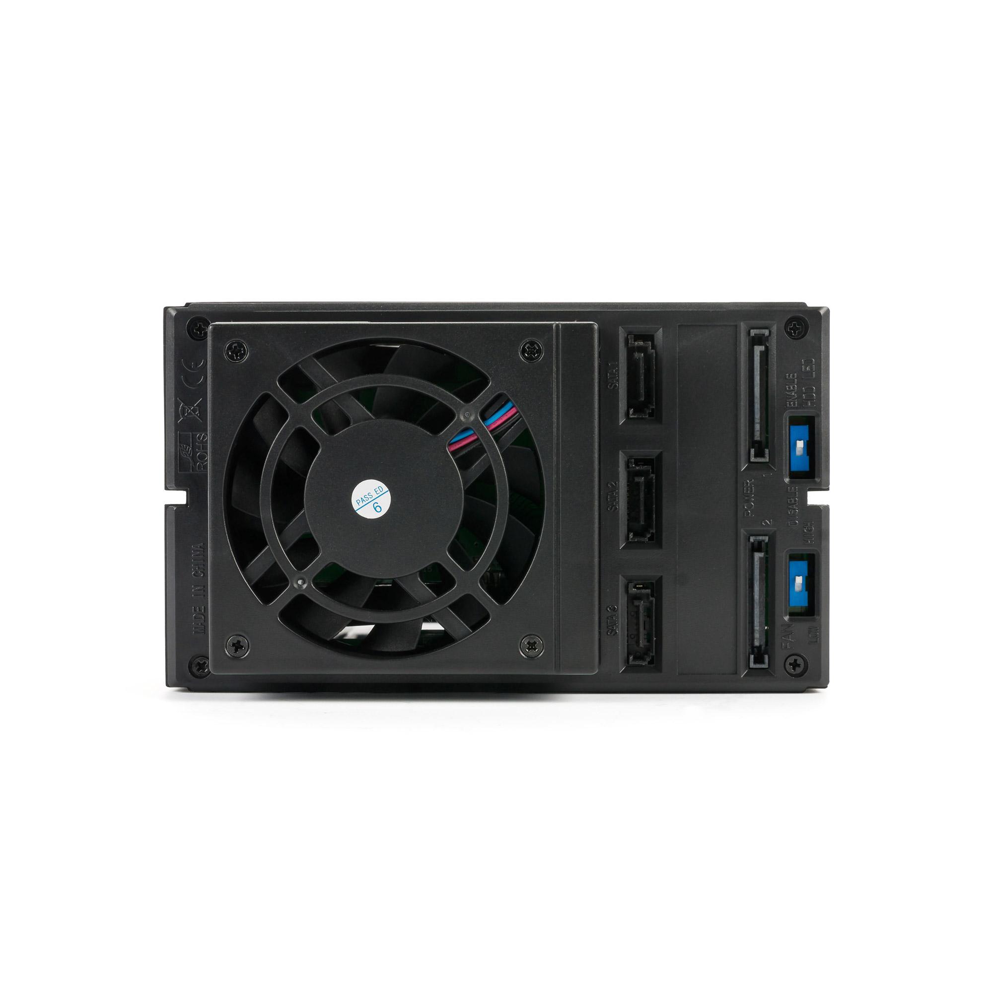 FANTEC BP -SA2131 - Alloggiamento raid interno - 3,5 "(8,9 cm) - 13,30 cm (5,25") a 4 x 2,5 " - SATA 6GB/SAS 6GB/S - 600 MBPS -