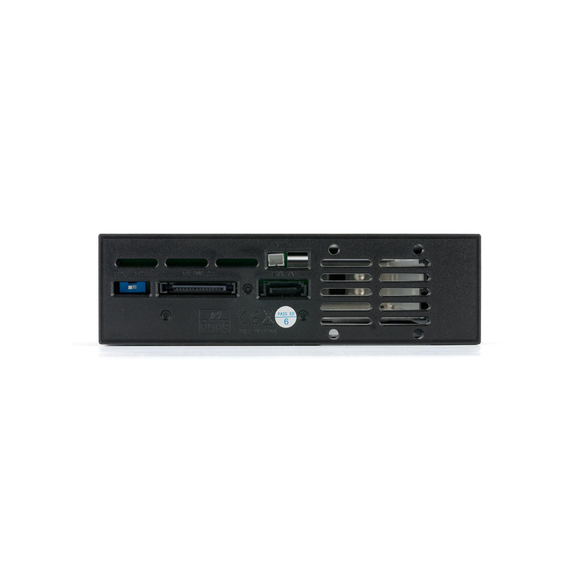 FANTEC BP-T3525 - Rack di archiviazione mobile - 25" / 35" condiviso (64 cm / 89 cm condiviso) - SATA 6Gb/s / SAS 6Gb/s - SAS 6