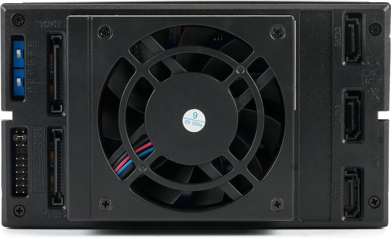 FANTEC BP-T2131 - Alloggiamento RAID interno con indicatore di stato per ventole telaio rimovibile hot-swap allarme di surrisca