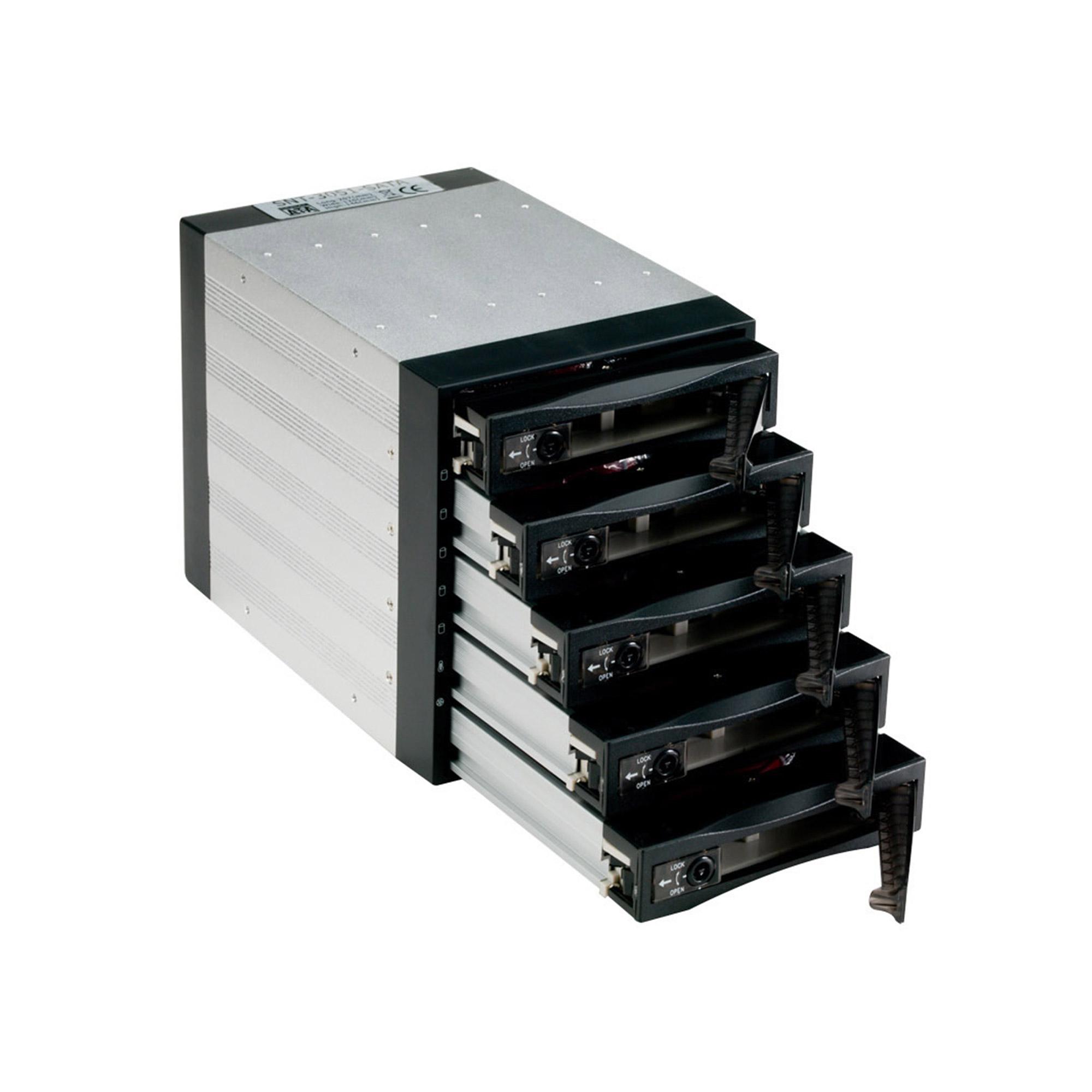 FANTEC SNT-BA3151-1 - Contenitore per unitÃ  di memorizzazione con ventola - 3,5" (8,9 cm) - Nero