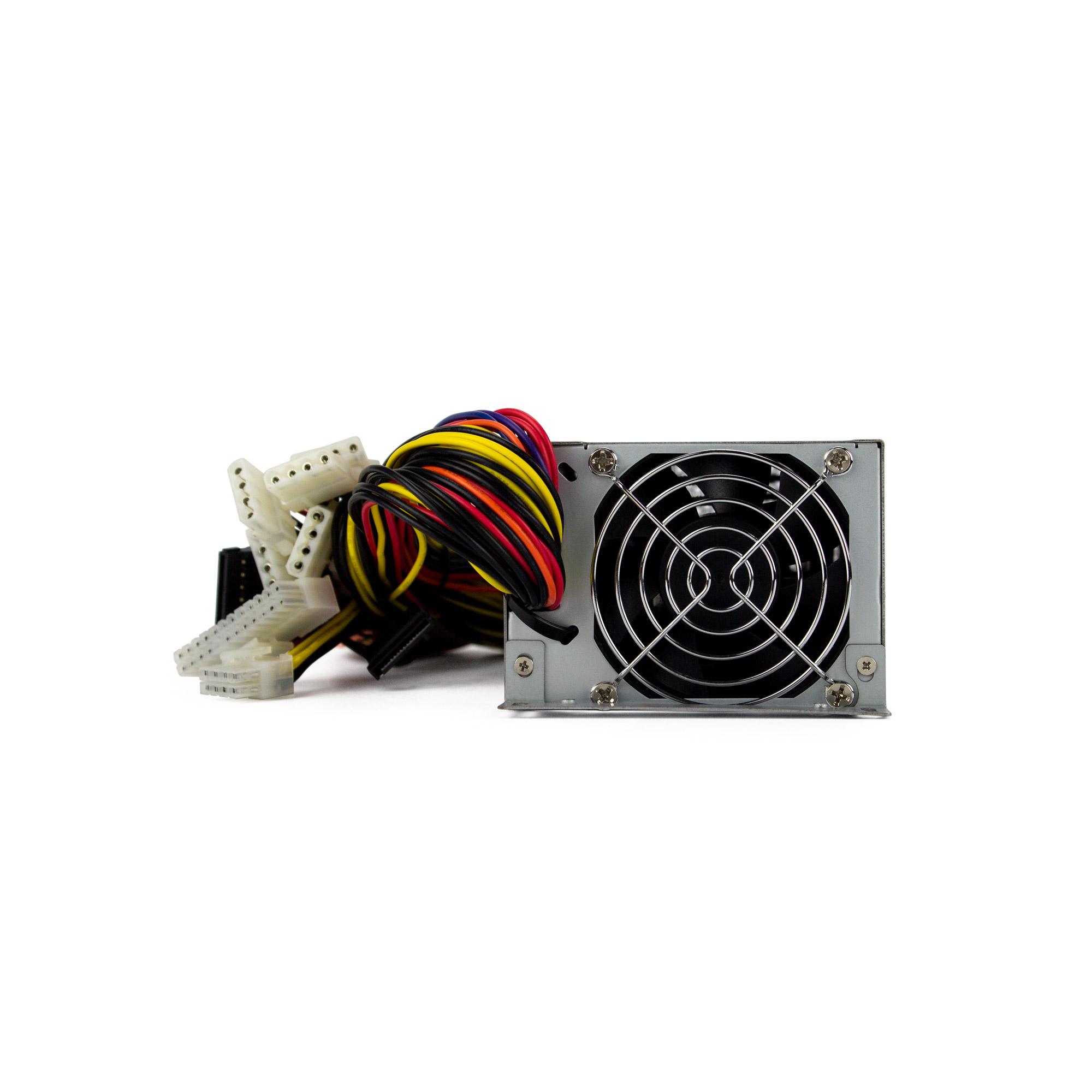 Alimentatore FANTEC NT-2U50E 500 W ATX/EPS per case 2U e 3U 100 V-240 V CA PFC attivo MTBF oltre 100.000 ore Ventola da 70 mm (