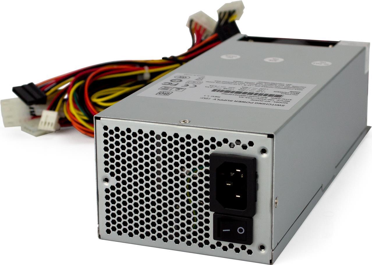 Alimentatore FANTEC NT-2U50E 500 W ATX/EPS per case 2U e 3U 100 V-240 V CA PFC attivo MTBF oltre 100.000 ore Ventola da 70 mm (