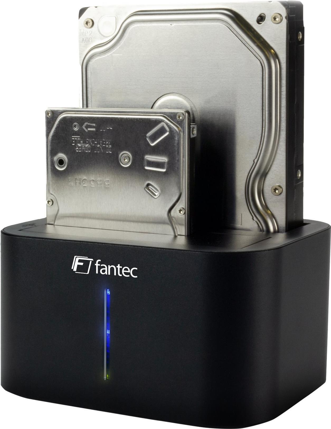 FANTEC DS -X2U3 -AlU - HDD / SSD STAZIONE STAZIONE STAZIONE: 2 - 2,5 " / 3,5" condiviso (6,4 cm / 8,9 cm condiviso) - SATA 6GB