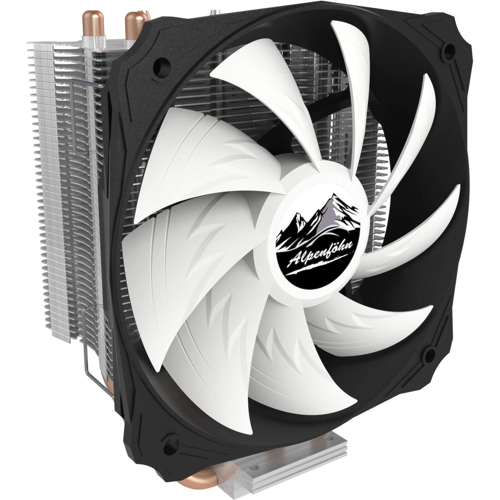 AlpenfÃƒÆ’Ã‚Â¶hn Ben Nevis Processore Refrigeratore 12 cm Nero, Rame, Argento, Bianco (Alpenfohn Ben Nevis CPU Cooler