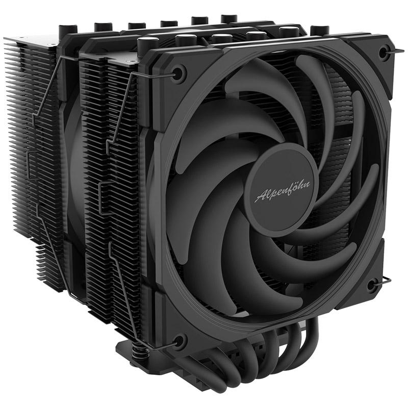 Alpenfhn Brocken 4 Max Dual Tower 120mm CPU Cooler - Black