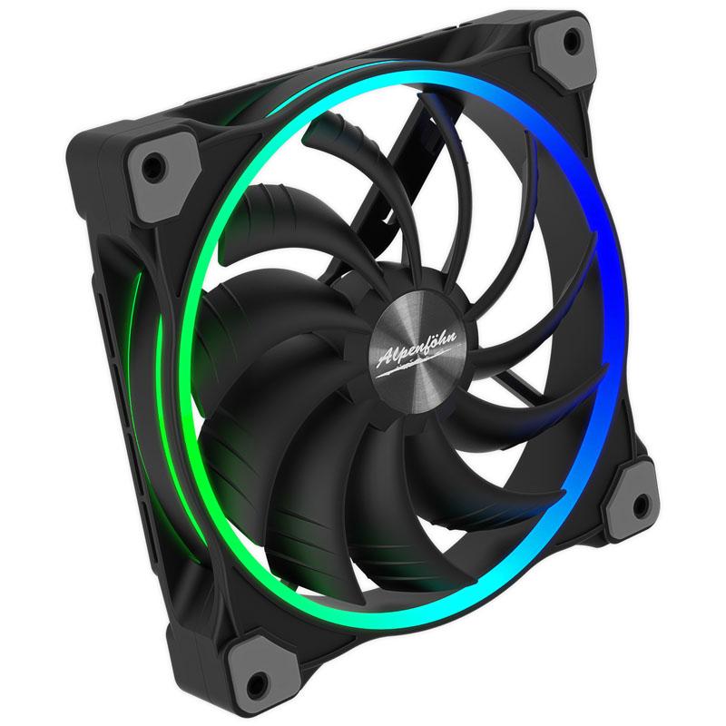 Wing Boost 3 pacco da 3 140x140x25 nero pacco da 3 incl. ricevitore RF per telecomando