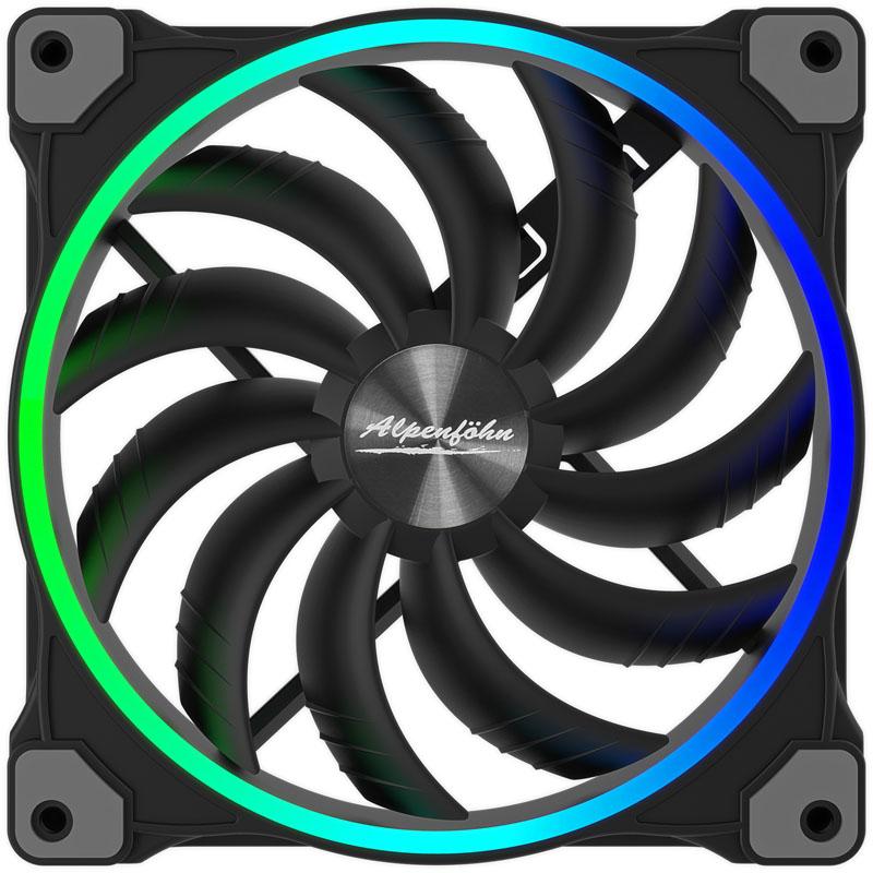 Wing Boost 3 pacco da 3 140x140x25 nero pacco da 3 incl. ricevitore RF per telecomando