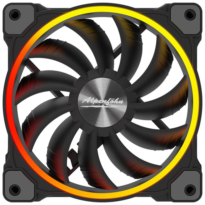 Alpenfohn Wing Boost 3 120mm Addressable RGB High Speed PWM Fan - Triple