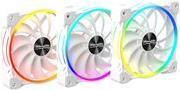 Alpenfohn Wing Boost 3 White 120mm Addressable RGB High Speed PWM Fan - Triple